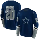 customized-dallas-cowboys-striped-sleeves-blue-hoodie-best-selling