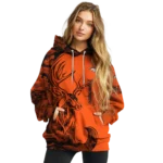 customized-denver-broncos-deer-silhouette-orange-hoodie-best-selling