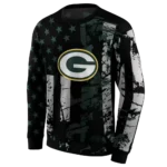 customized-green-bay-packers-distressed-flag-green-black-hoodie-best-selling