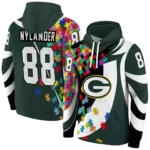 customized-green-bay-packers-puzzle-pieces-green-hoodie-best-selling