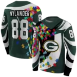 customized-green-bay-packers-puzzle-pieces-green-hoodie-best-selling