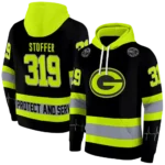 customized-green-bay-packers-safety-motif-black-neon-green-hoodie-best-selling
