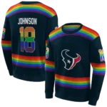 customized-houston-texans-rainbow-stripes-blue-hoodie-best-selling