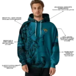 customized-jacksonville-jaguars-deer-silhouette-teal-hoodie-best-selling