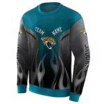 customized-jacksonville-jaguars-flame-design-teal-hoodie-best-selling