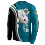 customized-jacksonville-jaguars-peeking-snoopy-teal-hoodie-best-selling