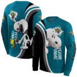 customized-jacksonville-jaguars-peeking-snoopy-teal-hoodie-best-selling