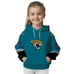 customized-jacksonville-jaguars-striped-sleeves-teal-hoodie-best-selling