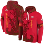 customized-kansas-city-chiefs-deer-silhouette-red-hoodie-best-selling
