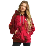 customized-kansas-city-chiefs-deer-silhouette-red-hoodie-best-selling