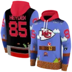 customized-kansas-city-chiefs-mario-blue-black-hoodie-best-selling