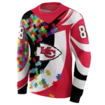 customized-kansas-city-chiefs-puzzle-pieces-red-hoodie-best-selling
