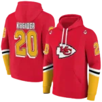 customized-kansas-city-chiefs-striped-sleeves-red-hoodie-best-selling