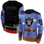 customized-las-vegas-raiders-mario-blue-black-hoodie-best-selling