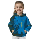 customized-los-angeles-chargers-deer-silhouette-blue-hoodie-best-selling