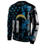 customized-los-angeles-chargers-distressed-flag-blue-black-hoodie-best-selling
