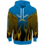 customized-los-angeles-chargers-flame-design-blue-hoodie-best-selling