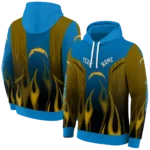 customized-los-angeles-chargers-flame-design-blue-hoodie-best-selling