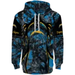 customized-los-angeles-chargers-hunting-theme-blue-black-hoodie-best-selling