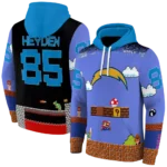 customized-los-angeles-chargers-mario-blue-black-hoodie-best-selling