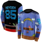 customized-los-angeles-chargers-mario-blue-black-hoodie-best-selling