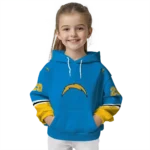 customized-los-angeles-chargers-striped-sleeves-blue-hoodie-best-selling