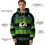 customized-los-angeles-rams-celtic-patterns-green-hoodie-best-selling