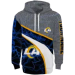 customized-los-angeles-rams-hexagonal-mesh-blue-black-gray-hoodie-best-selling