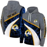 customized-los-angeles-rams-hexagonal-mesh-blue-black-gray-hoodie-best-selling