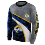 customized-los-angeles-rams-hexagonal-mesh-blue-black-gray-hoodie-best-selling