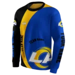 customized-los-angeles-rams-minimalist-design-blue-black-hoodie-best-selling