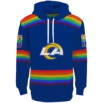 customized-los-angeles-rams-rainbow-stripes-blue-hoodie-best-selling