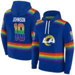 customized-los-angeles-rams-rainbow-stripes-blue-hoodie-best-selling