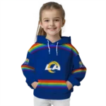 customized-los-angeles-rams-rainbow-stripes-blue-hoodie-best-selling