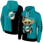 customized-miami-dolphins-baby-yoda-aqua-black-hoodie-best-selling