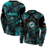 customized-miami-dolphins-hunting-theme-aqua-black-hoodie-best-selling