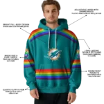 customized-miami-dolphins-rainbow-stripes-aqua-hoodie-best-selling