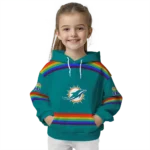 customized-miami-dolphins-rainbow-stripes-aqua-hoodie-best-selling