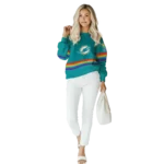 customized-miami-dolphins-rainbow-stripes-aqua-hoodie-best-selling