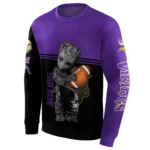 customized-minnesota-vikings-baby-groot-purple-black-hoodie-best-selling