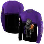 customized-minnesota-vikings-baby-groot-purple-black-hoodie-best-selling