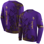 customized-minnesota-vikings-deer-silhouette-purple-hoodie-best-selling