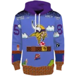 customized-minnesota-vikings-mario-blue-black-hoodie-best-selling