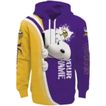 customized-minnesota-vikings-peeking-snoopy-purple-hoodie-best-selling