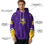 customized-minnesota-vikings-striped-sleeves-purple-hoodie-best-selling
