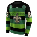 customized-new-orleans-saints-celtic-patterns-green-hoodie-best-selling