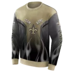 customized-new-orleans-saints-flame-design-gold-hoodie-best-selling