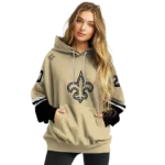 customized-new-orleans-saints-striped-sleeves-gold-hoodie-best-selling