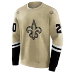 customized-new-orleans-saints-striped-sleeves-gold-hoodie-best-selling