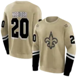 customized-new-orleans-saints-striped-sleeves-gold-hoodie-best-selling